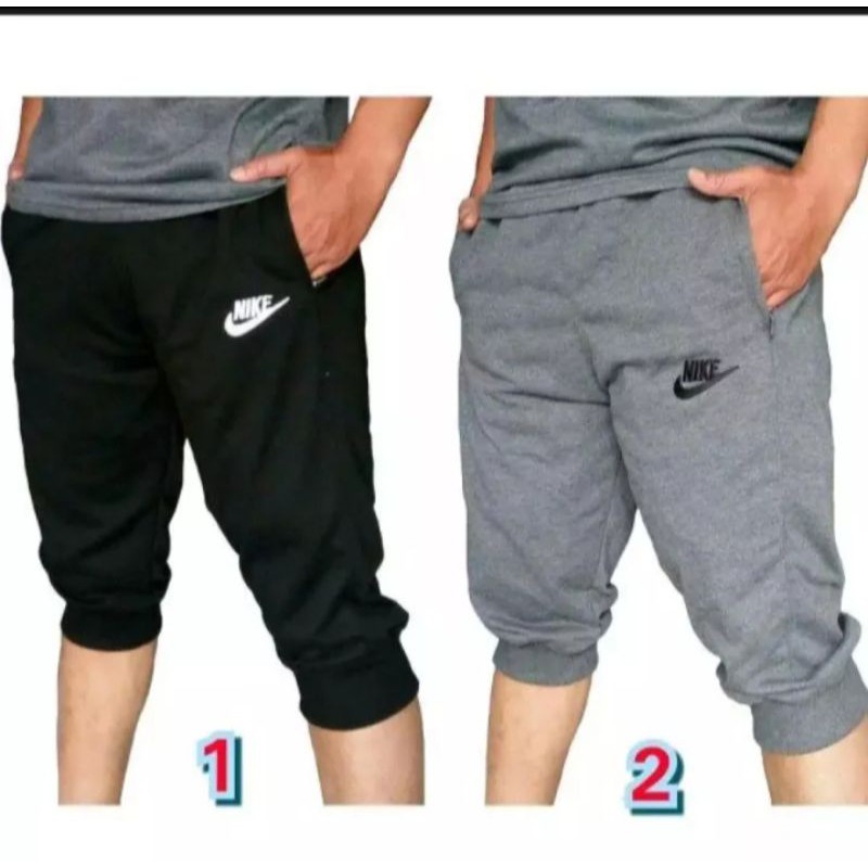 CELANA JOGER PANTS 7/8 JUMBO  JOGGER PENDEK TRAINING PRIA