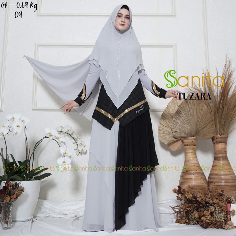 Gamis Tuzara Syari Original By Sanita ( READY )