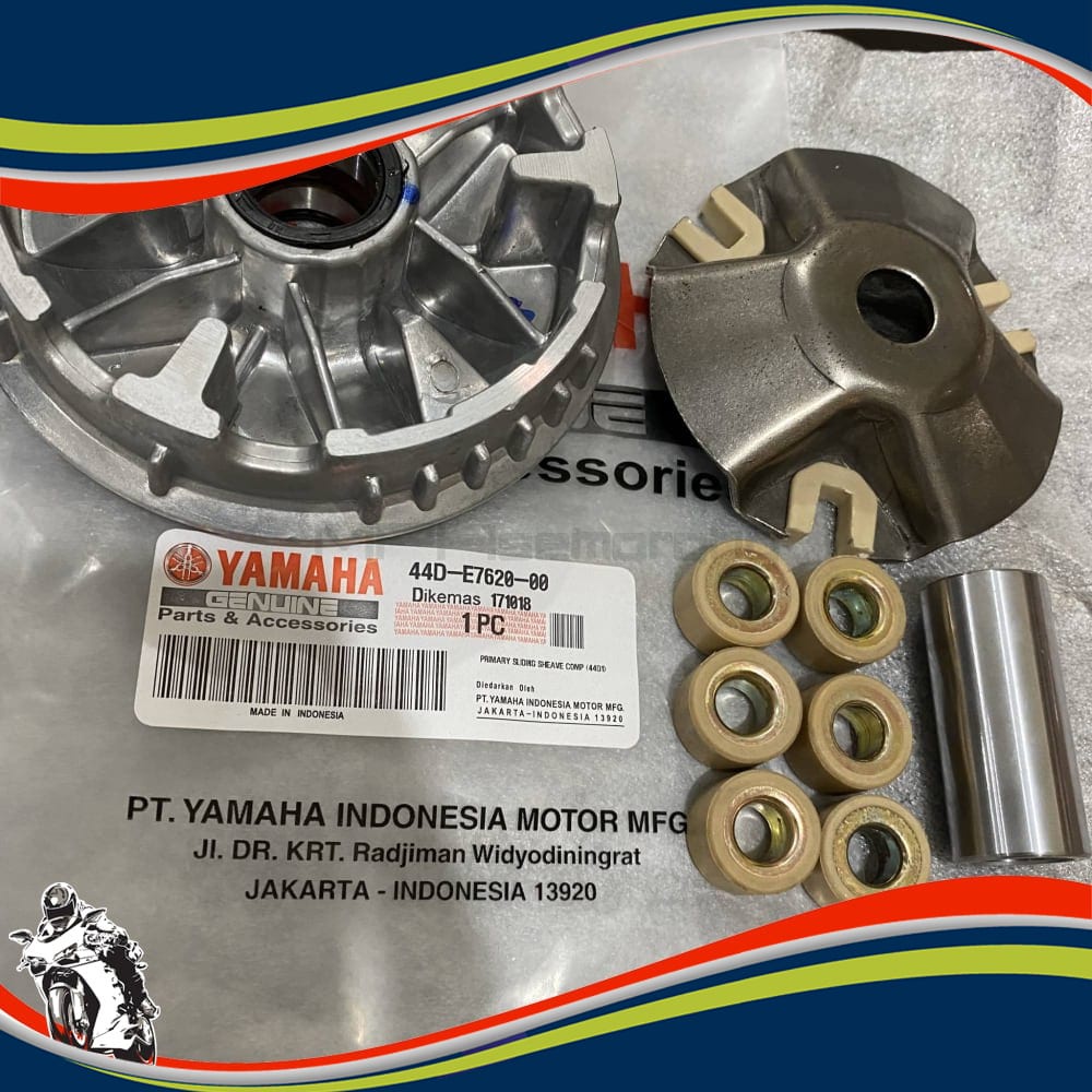 RUMAH ROLLER ASSY SET YAMAHA XEON Karbu - XEON RC - MIO M3 GT 125 Original 44D - TPS003814