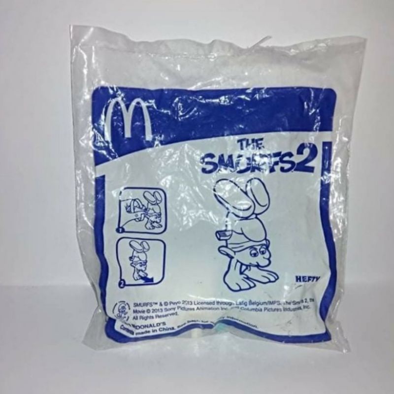 Hefty - The Smurfs 2 - Happy Meal Mc Donald Donalds Figure