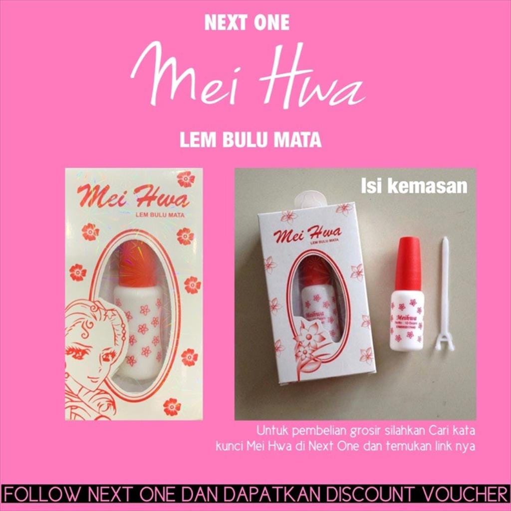 ✿ELYSABETHME✿ Lem bulu mata mei hwa untuk tempel bulumata palsu eyelash tahan lama cepat kering