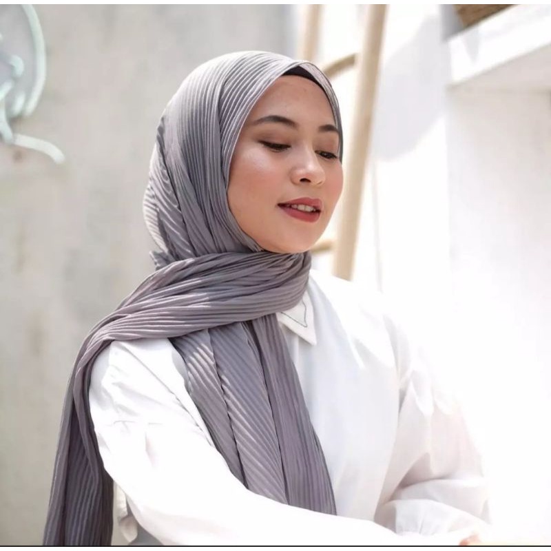 Hijab pasmina plisket / Jilbab pasmina