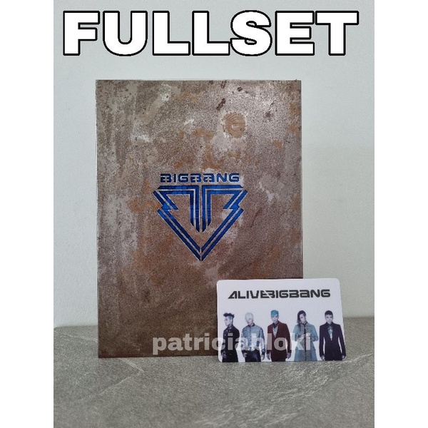 Fullset 5th Mini Album Bigbang Alive Big Bang Unsealed Preloved Pc Photocard GD G-Dragon Gdragon Tae