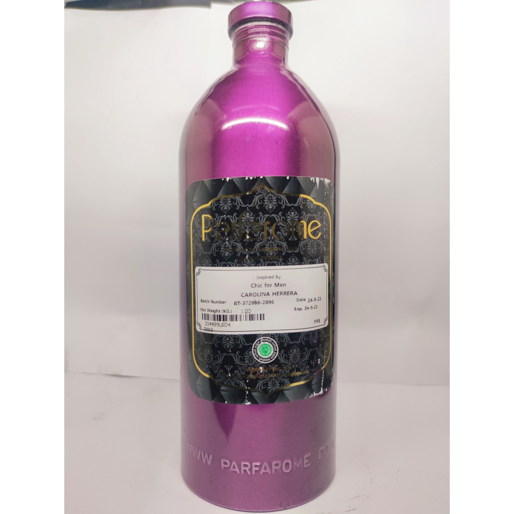 Parfarome Premium - CH. CHIC FOR MAN | Bibit parfume murni segel pabrik kemasan 500 ML/1 KG
