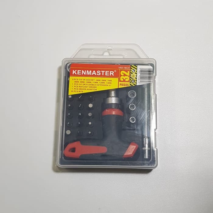 Kenmaster Kunci Sok 32 Pcs - Socket Wrench Set 32pcs