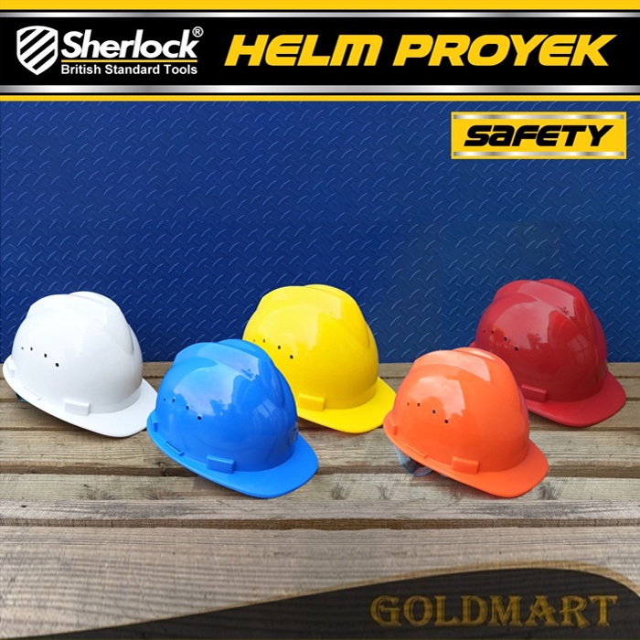 Helm Safety Proyek Sherlock Safety Helmet / Helm Proyek