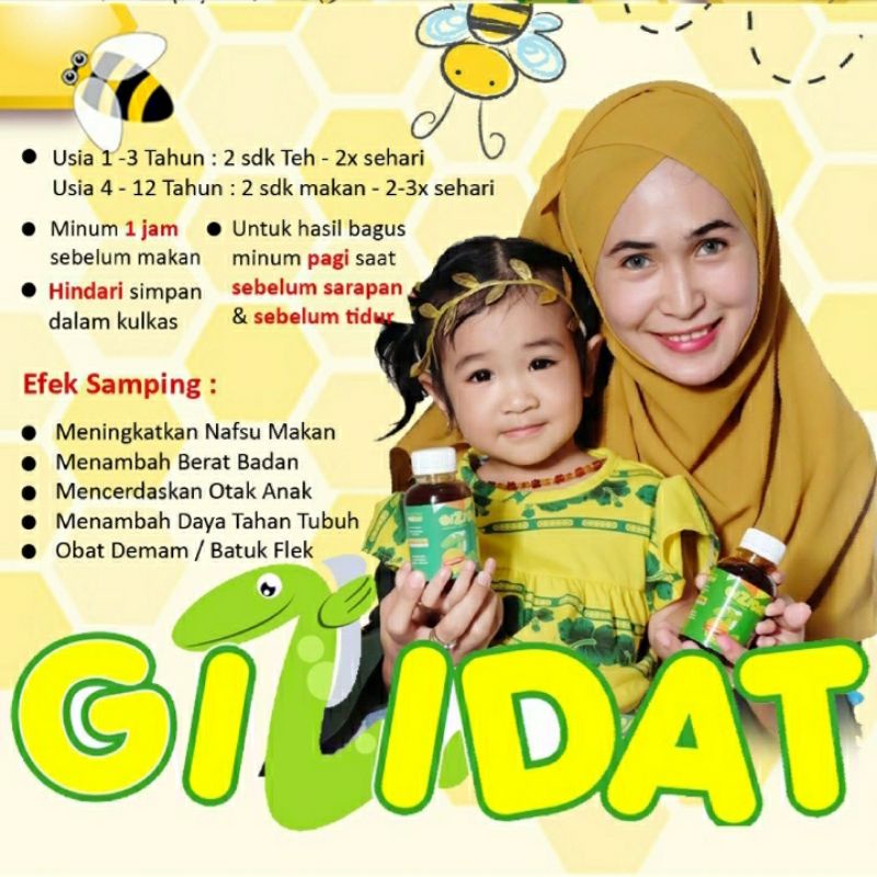 Gizidat Madu Suplemen Nafsu Makan Anak