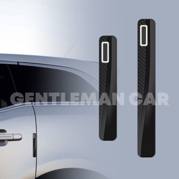 Carbon Door Guard 4pcs/set Pelindung Anti Lecet Sisi Sudut Pintu Mobil Car