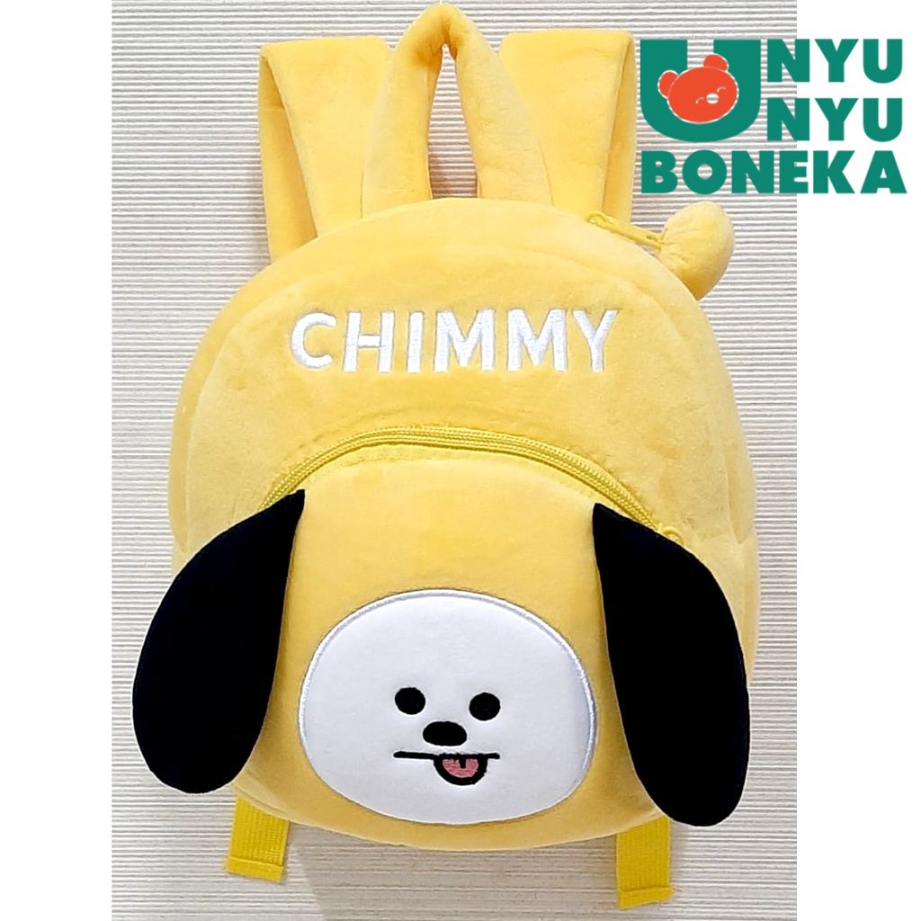 Tas Ransel Sekolah M Paud Boneka bt21 bts chimmy rj koya van mang kpop