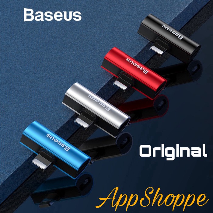 Baseus Adapter Audio 2in1 SPLITTER Dual iOS iPhone Output ORIGINAL