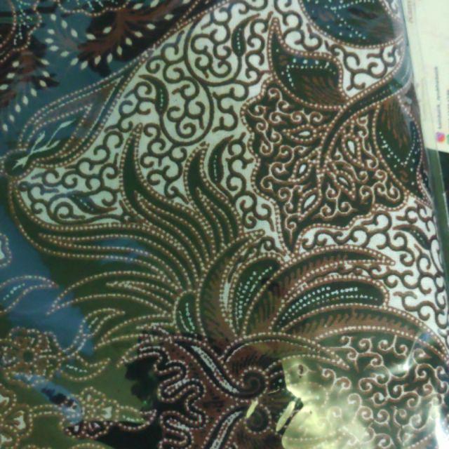 Batik Sogan Halus Pekalongan Mix Brokat Cord Timbul
