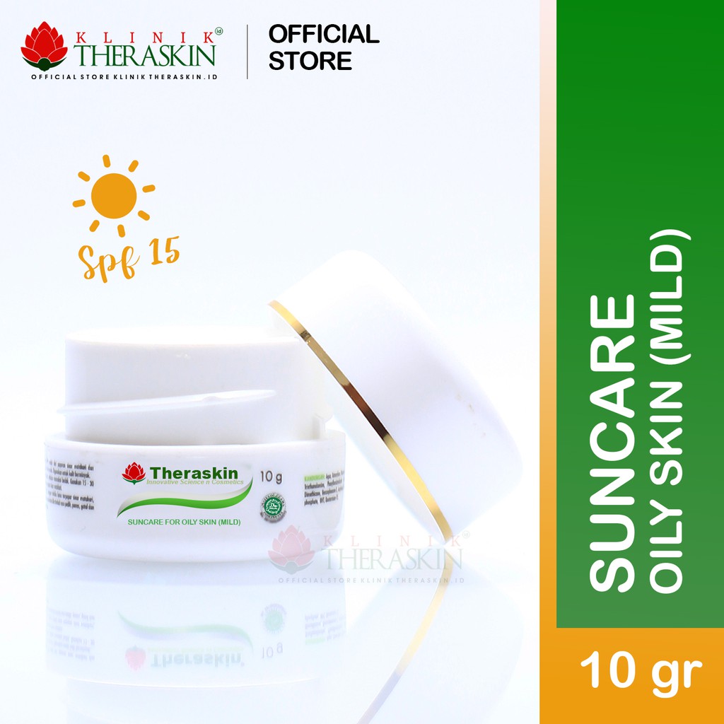 Theraskin Suncare for Oily Skin Mild / Tabir Surya SPF 15 Kulit
Berminyak - Putih
