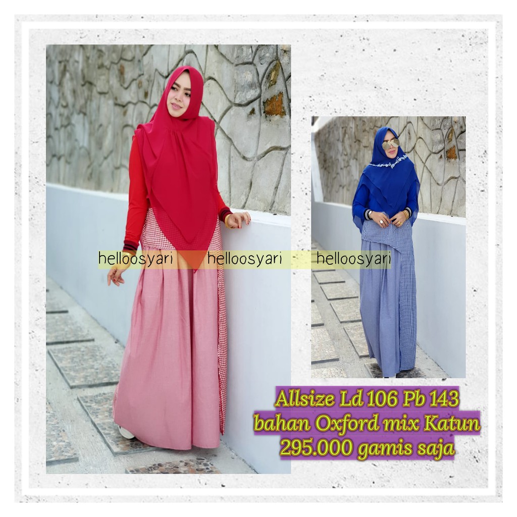 Viendra06 Hijab Syari / Gamis Syari / Gamissar'i