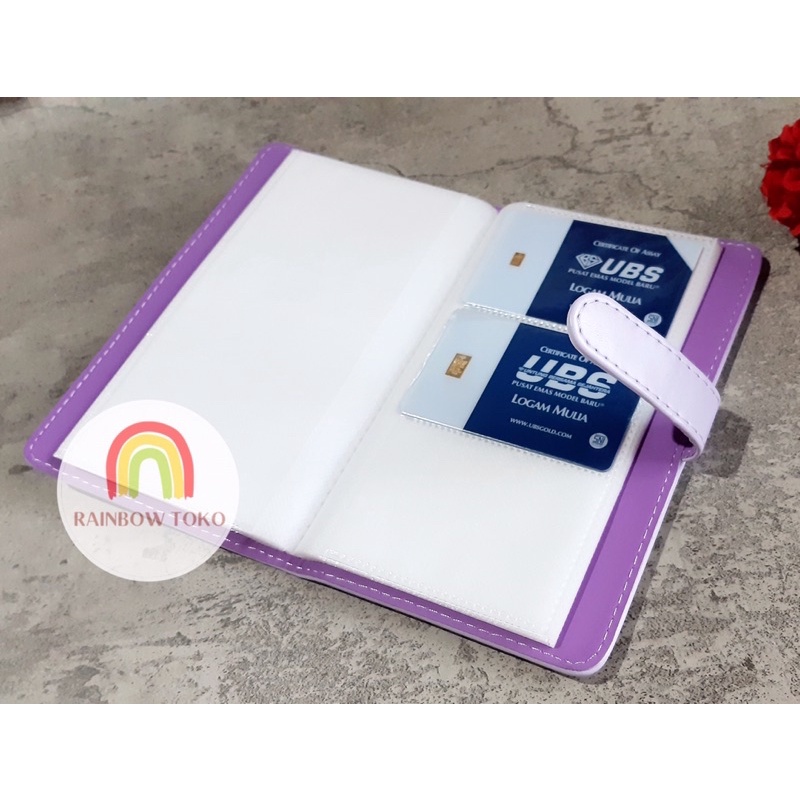 Album Dompet Emas Logam Mulia Antam 25 gram 1 gram MiniEmas Tempat Penyimpanan Ema Batangan Perhiasa