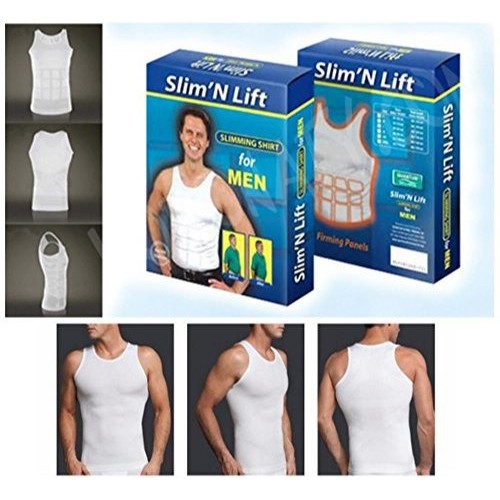 KORSET PERUT PELANSING SLIM 'N LIFT SLIMMING SHIRT FOR MEN