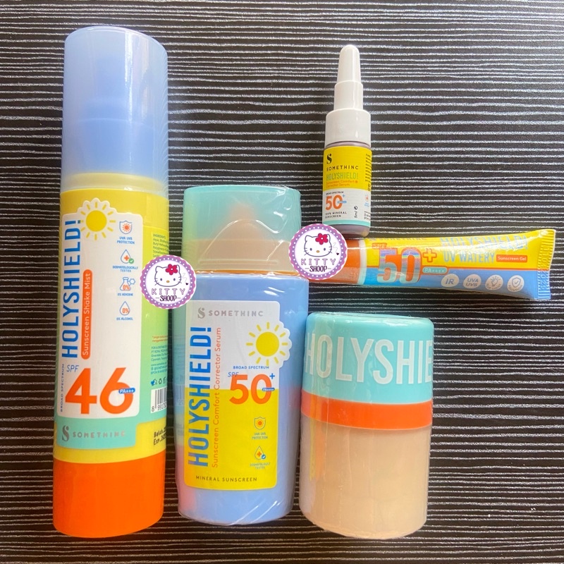 SOMETHINC Holyshield! UV Watery Sunscreen Gel SPF 50+ PA++++ - Sunscreen Sensasi Salju