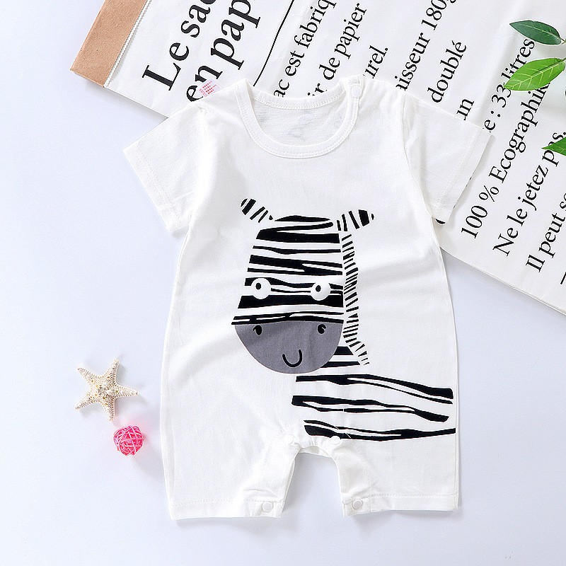 BABY STORE01 - ROMPER BAYI LAKI-LAKI/PEREMPUAN LENGAN PENDEK TULISAN BABY JUMPER PAKAIAN BAYI