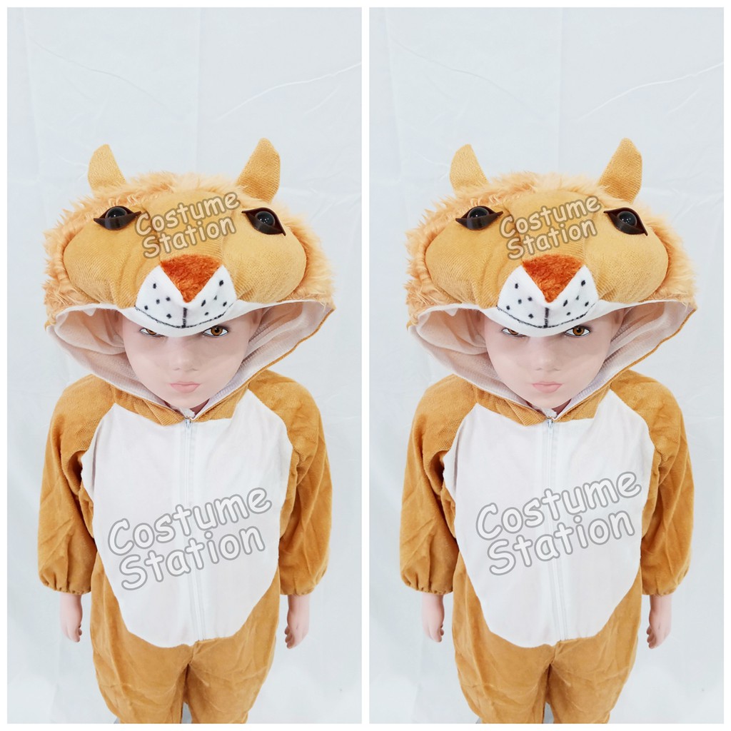 Kostume Onesie Lion / Costume Hewan Binatang Singa anak laki