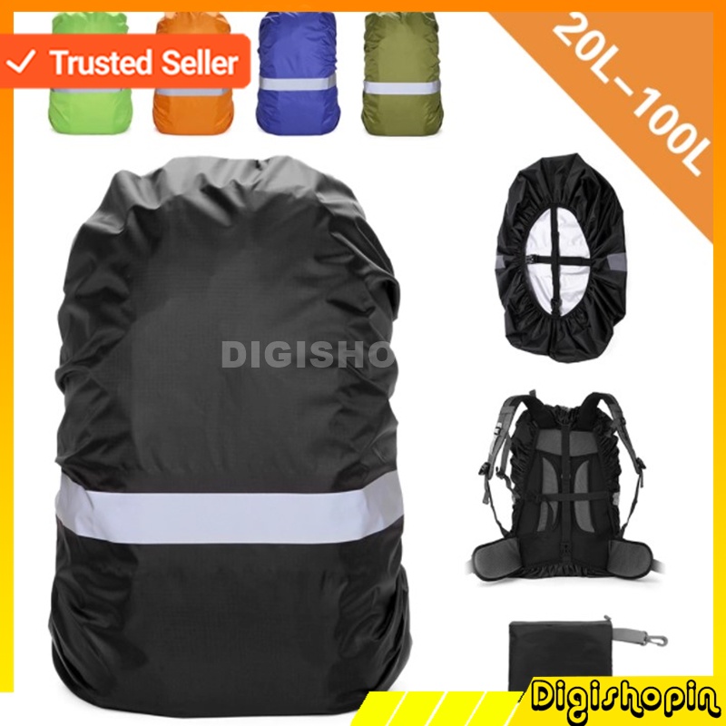 Rain Cover Tas Ransel 30-40L Pelindung Tas Ransel Anti Air waterproof / Cover Ransel Besar / Mantel 