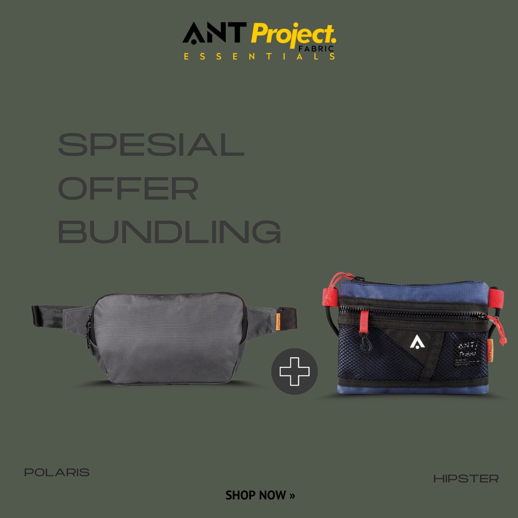 ANT PROJECT - BUNDLING Tas Sling Bag &amp; Sacoche