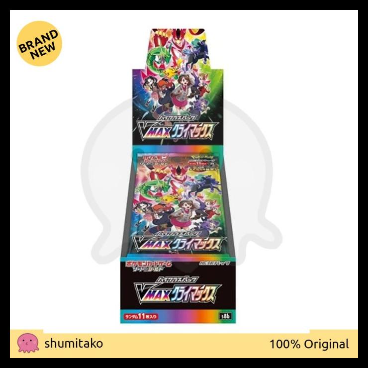 SALE KARTU POKEMON TCG CARDS S8B VMAX CLIMAX JAPANESE BOOSTER BOX SALE