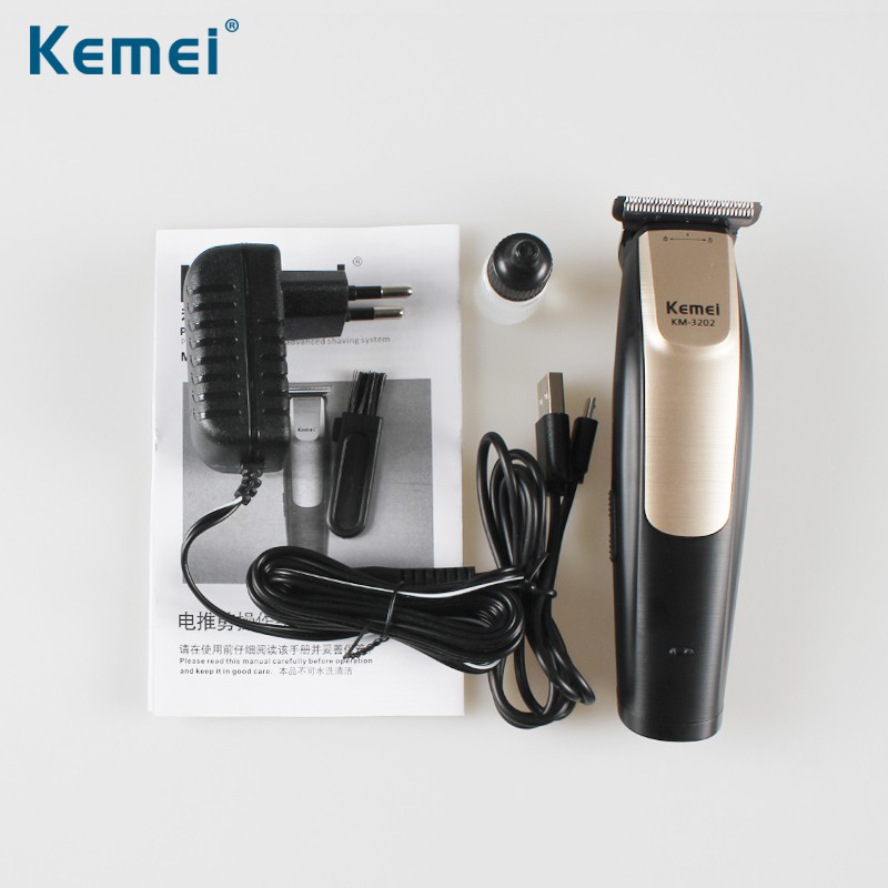 Kemei KM-3202 Alat Cukur dan Ukir Rambut Profesional