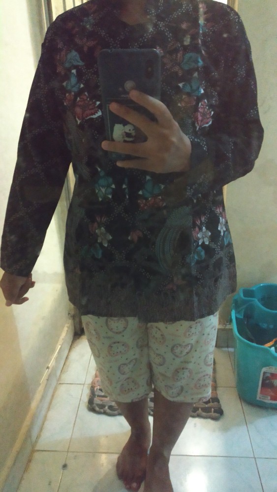 Blues Batik Wanita Blues Batik Terbaru Kemeja Batik Wanita Atasan Batik Blues Batik Kancing Depan