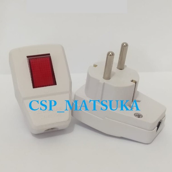 Steker Saklar Lampu TA-8810 Matsuka