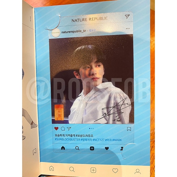 NCT 127 Nature Republic Photocard