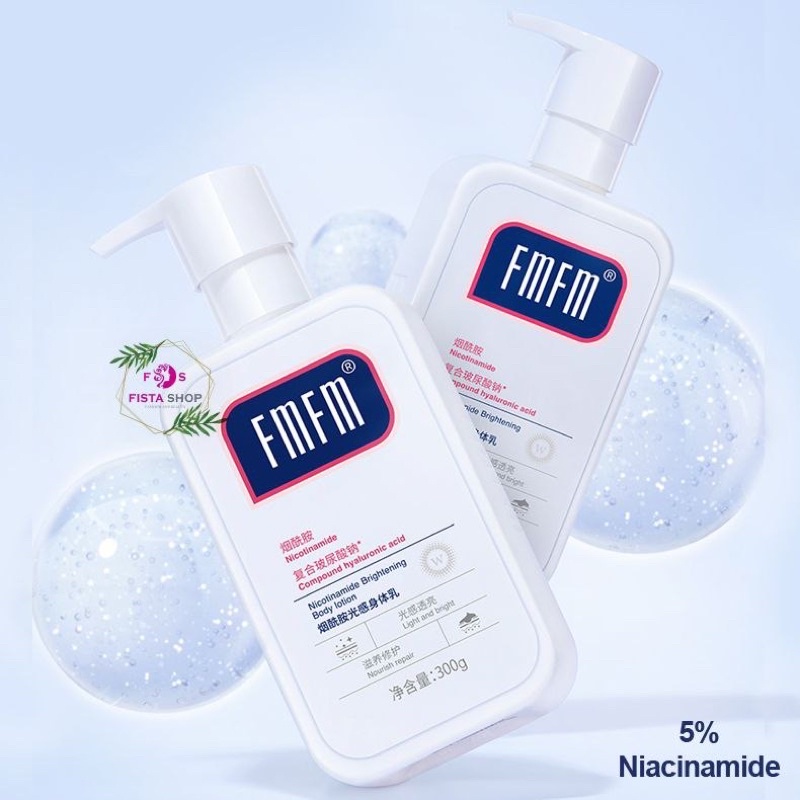 FMFM Ying Ze Moisturizing Whitening Body Lotion Niacinamide 5%