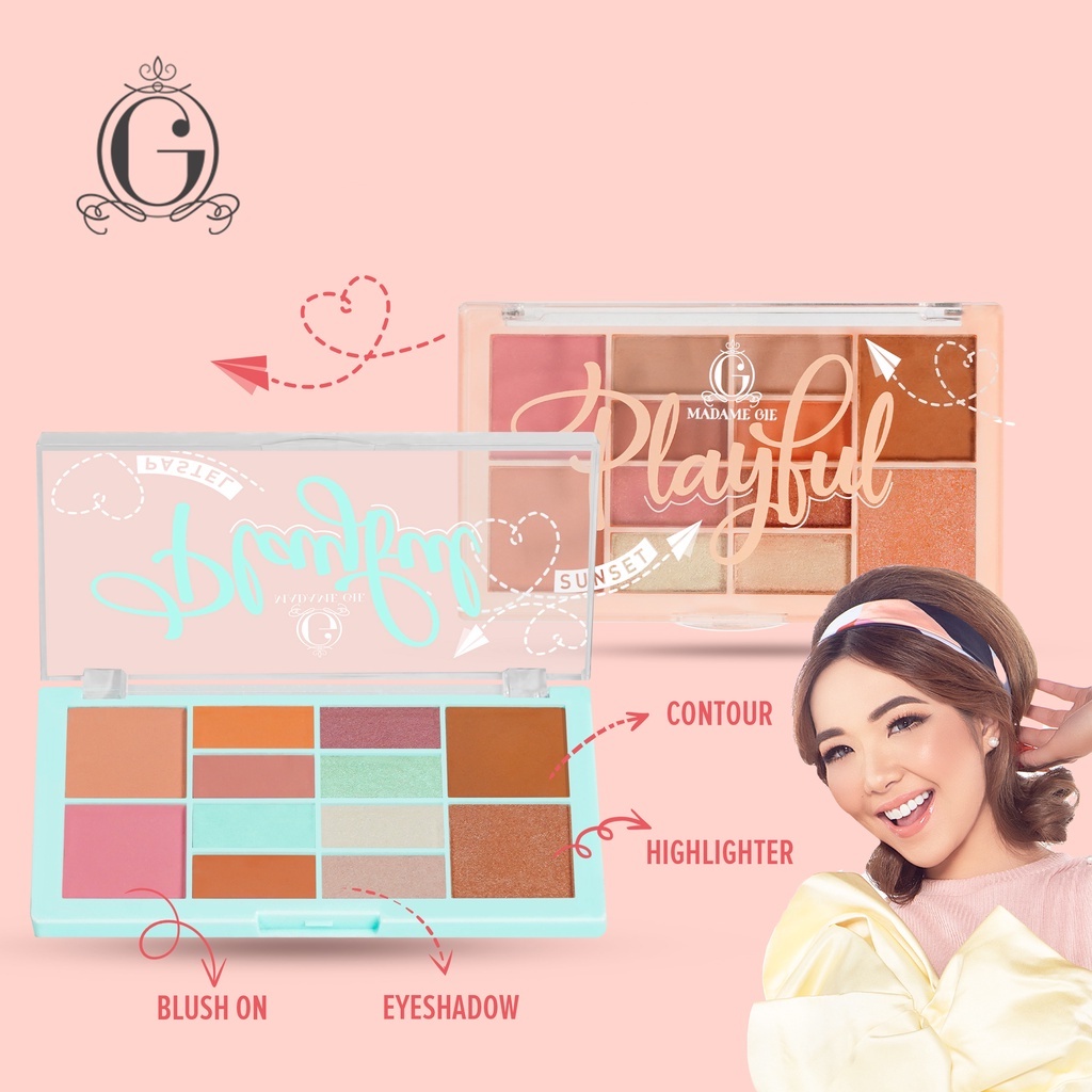 ⭐️ Beauty Expert ⭐️ Madame Gie Madame Take 5 Eyeshadow - Madame Gie Madame Playful Eyeshadow - MakeUp