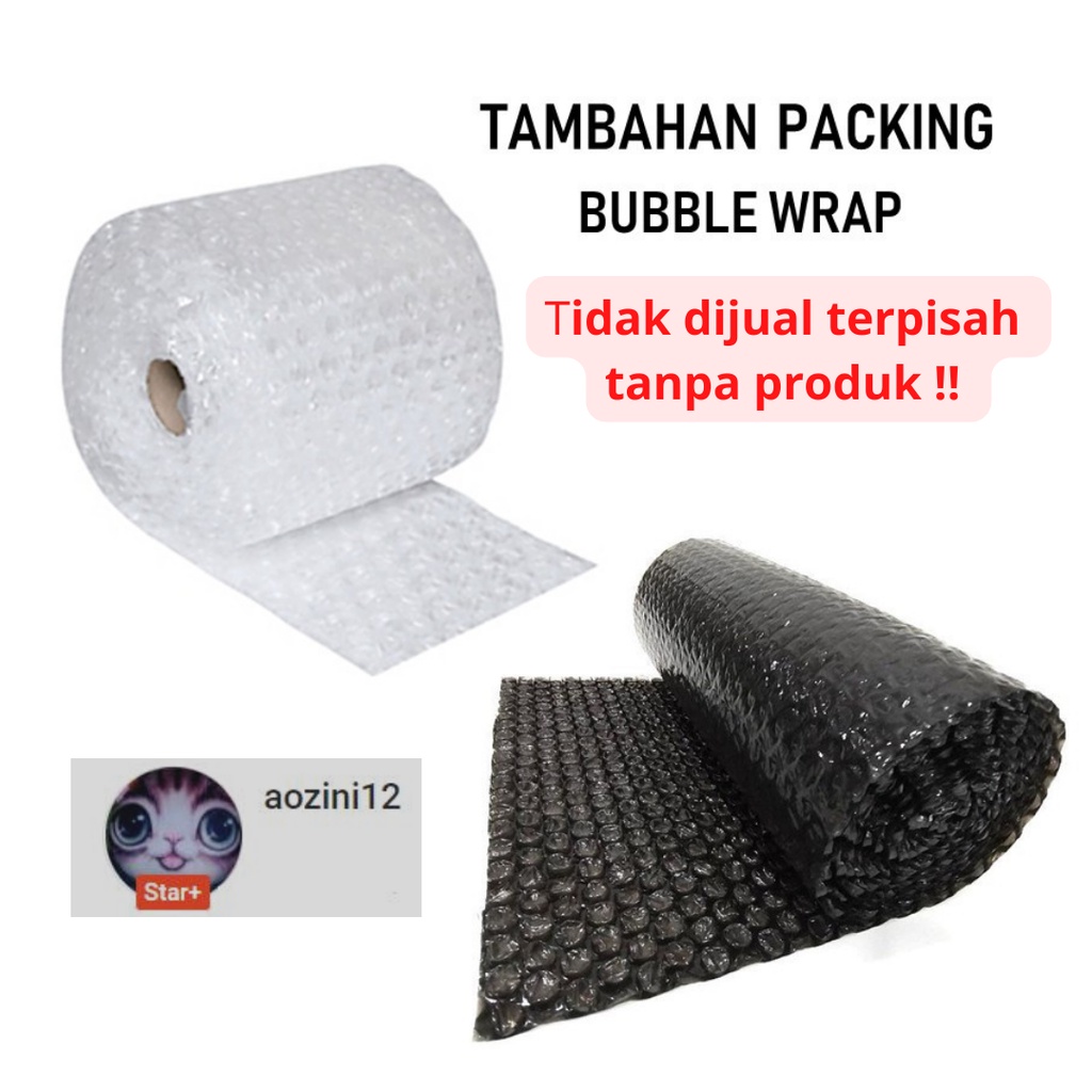 

[BAYAR DITEMPAT] Bubble Buble Wrap Warp TAMBAHAN PACKING BUBLE WRAP UNTUK KEAMANAN KIRIMAN BARANG (a12)