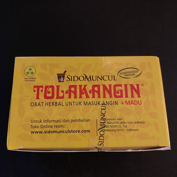 Tolak angin cair 1 box isi 12