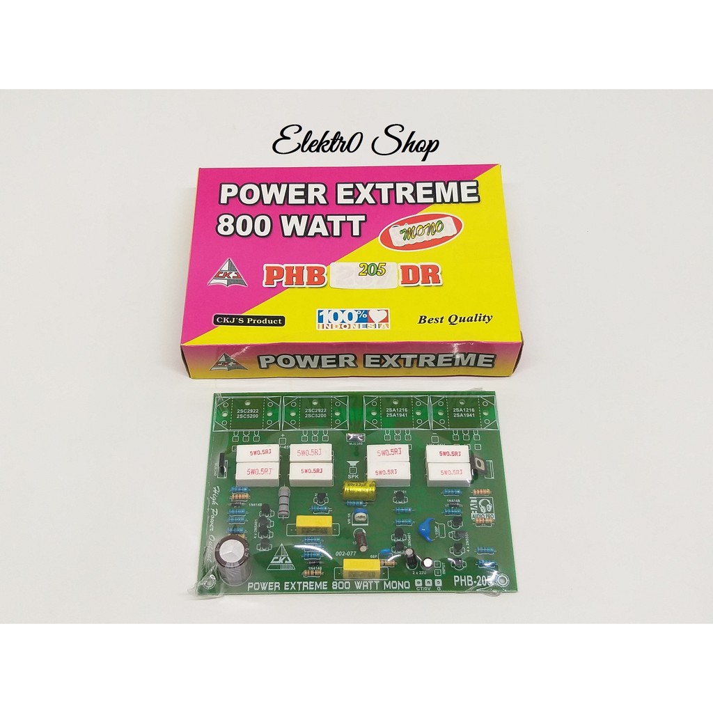 Kit CKJ Power Extreme 800 Watt Mono PHB 205 DR