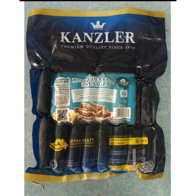 Kanzler Sosis Beef Cocktail 250gr-1