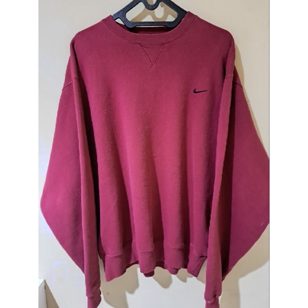 Crewneck Nike Team vintage 90s Burgundy