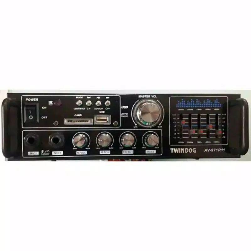 Twindog , TD , AV 971R11 , USB, Twin Dog , Ampli , Amply ,  Ampli Geyer Audio Sistem + Remote