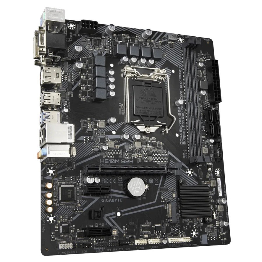 Motherboard Gigabyte H510M S2H (LGA1200, H510, DDR4, USB3.2, SATA3)