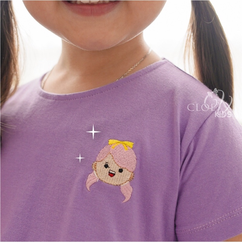 CLOEVKIDS - Mermaid Dress Casual Anak Pakaian Harian Cantik Terusan Lengan Pendek Cewek Anggun