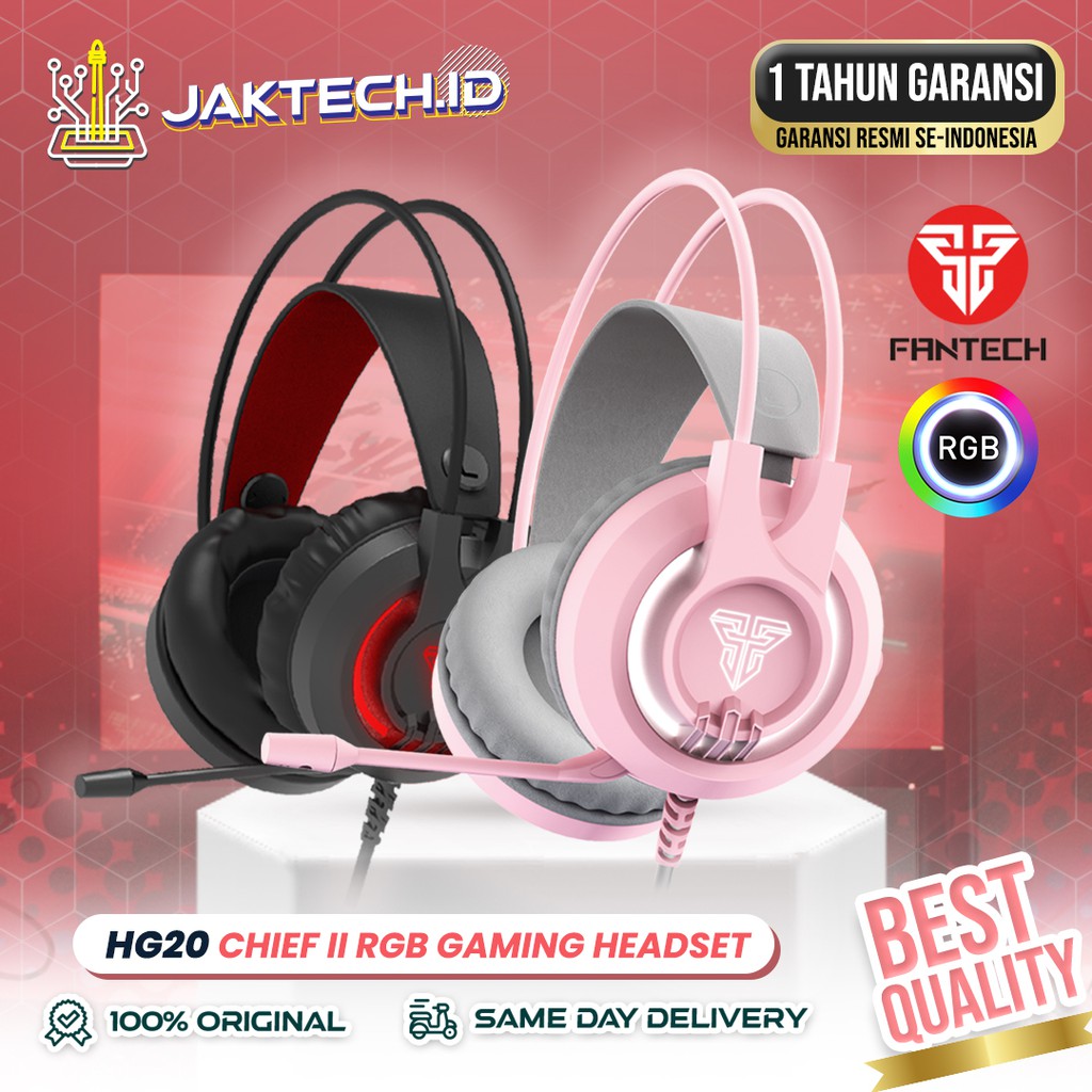 Fantech HG20 Chief II RGB Headset Gaming ORIGINAL GARANSI RESMI