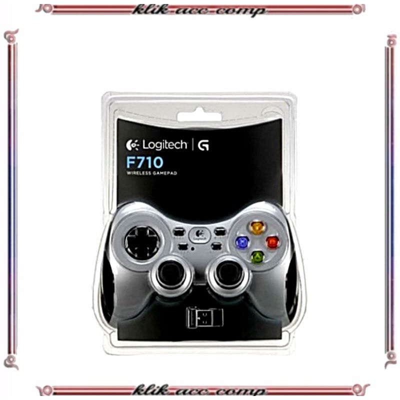Logitech F710 Stick Game Wireless Joystick Joystik Controller Joypad Gamepad