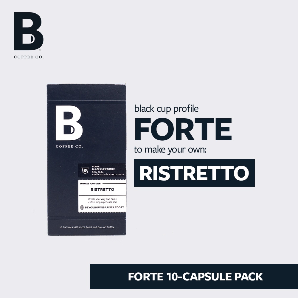 (COD) B Coffee Co. Forte Ristretto Nespresso Compatible Coffee Capsules Berkualitas
