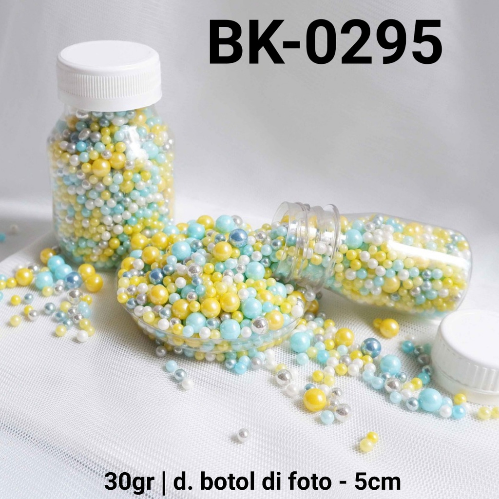 

BK-0295 Sprinkles sprinkle springkel 30gr mutiara mix kuning biru yamama baking grosir murah sprinkles cake dekorasi mutiara trimit decoration story sprinklestory sprinklesstory sprinkle story yamama baking