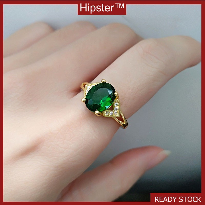 New Best-Selling Fashion 18K Gold Micro-Inlaid Rhinestone Ring Color LCD Ring