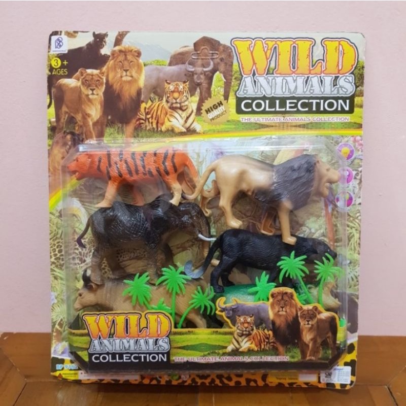 mainan set hewan liar- mainan set wild animal collection