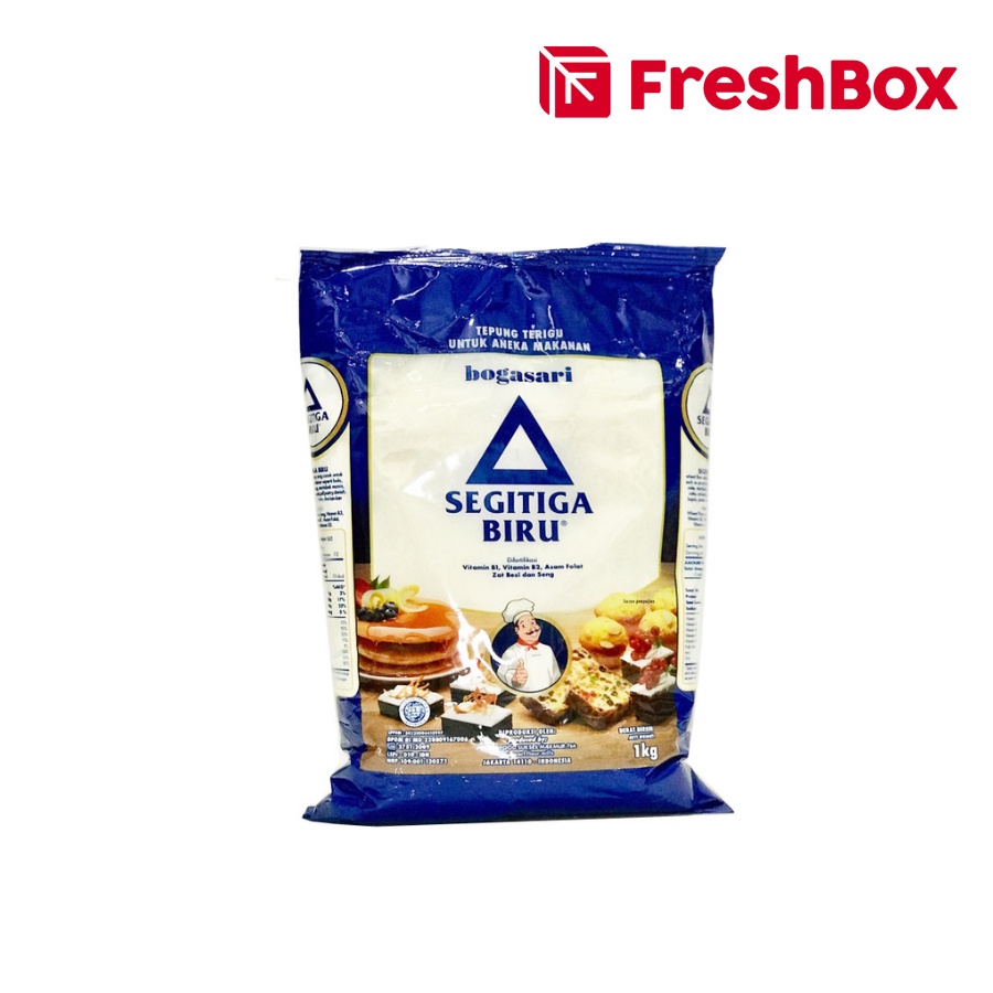 

Tepung Terigu Segitiga Biru Premium 1 Kg FreshBox