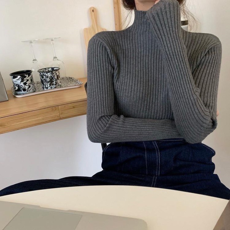 AISHA INNER RAJUT TURTLENECK KNIT - INNER RAJUT PRESS BODY