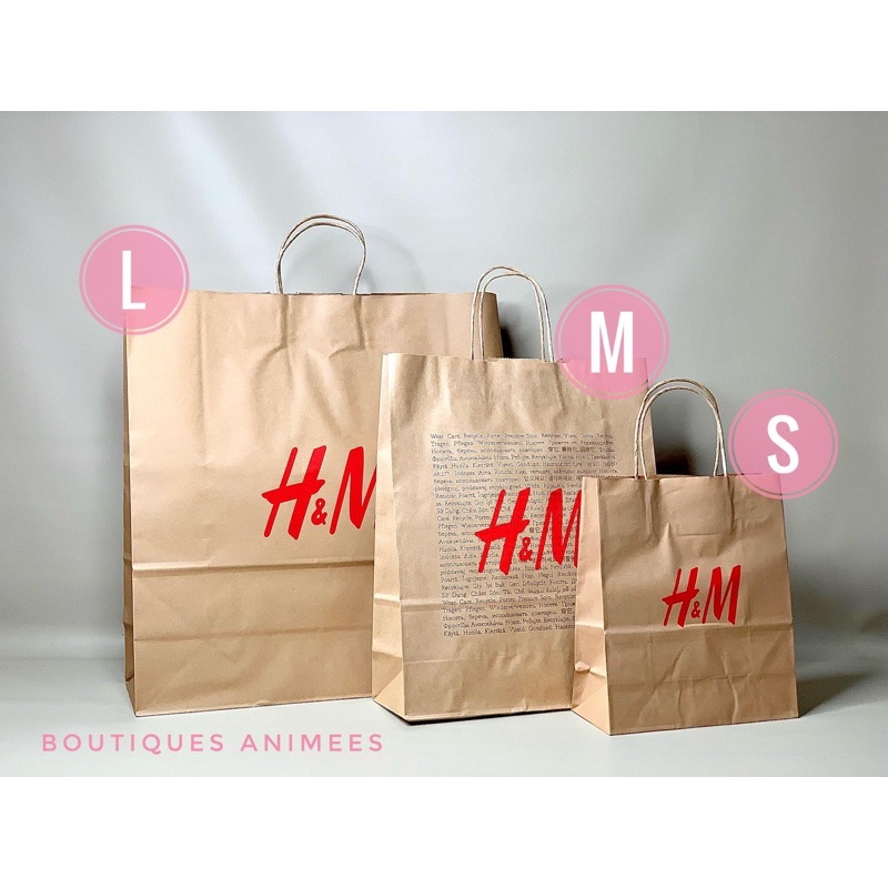 

MINIMAL 2PCS Paper Bag Tas Kado Size S
