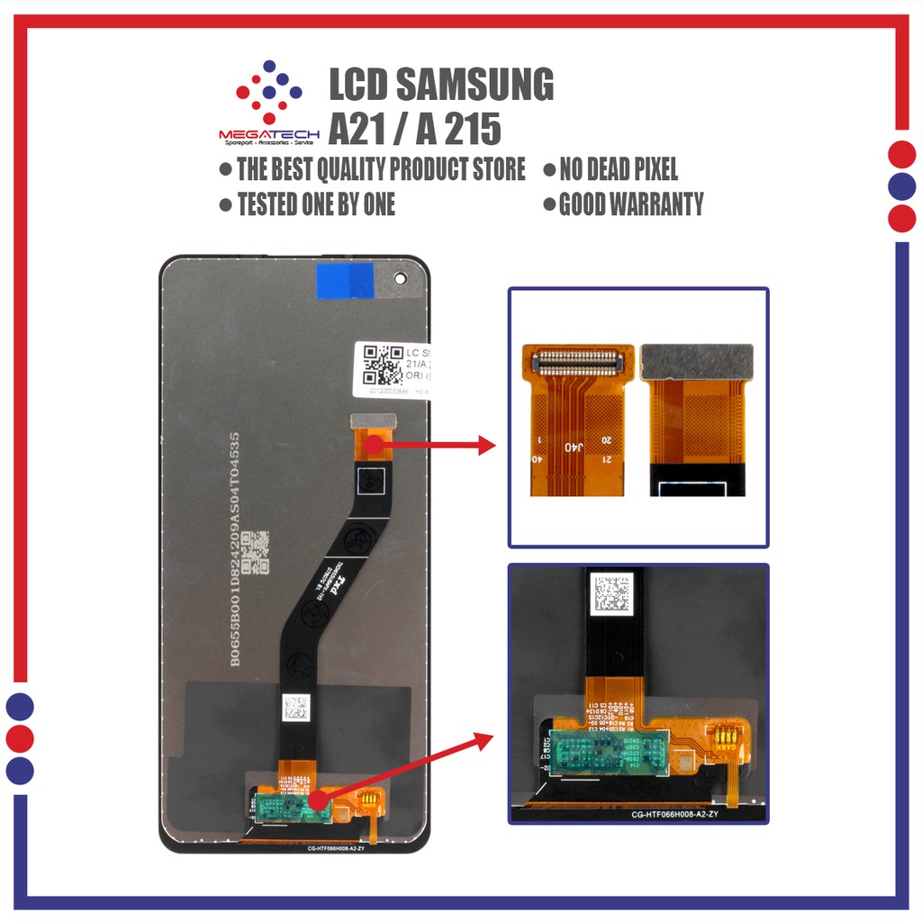 LCD Samsung A21 A215 Fullset Touchscreen - ORI