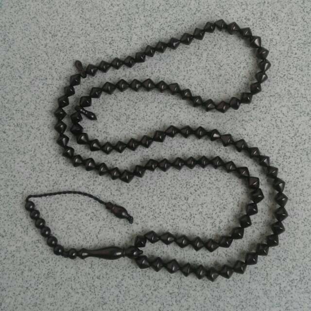 Tasbih kaokah99 hitam wajik